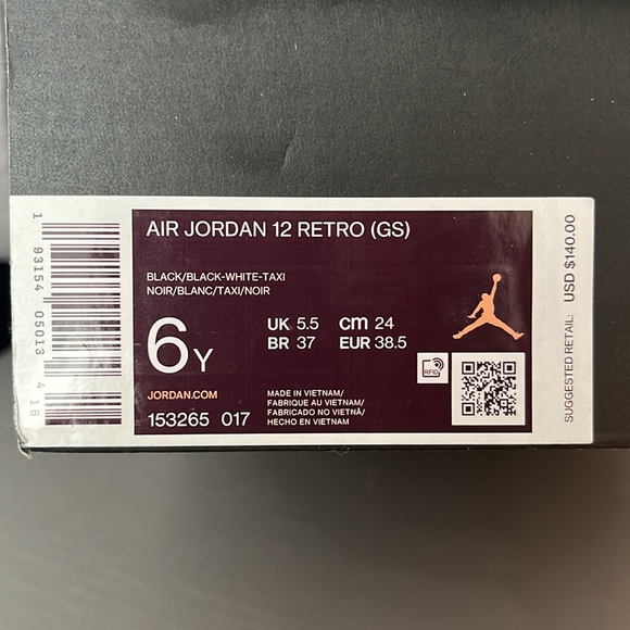 AIR JORDAN 12 RETRO (GS) - Picture 6 of 6